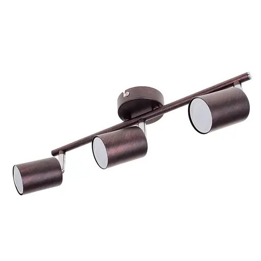 Светильник Brille настенный-потолочный спот поворотный накладной HTL-207/3 GU10 BR
