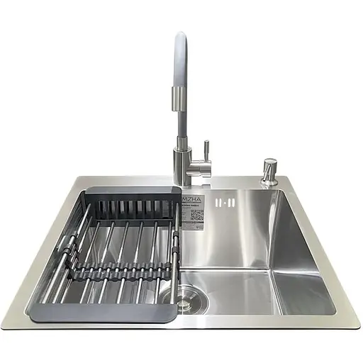 Комплект мойка + смеситель Romzha Arta U-450S (C) - фото 4