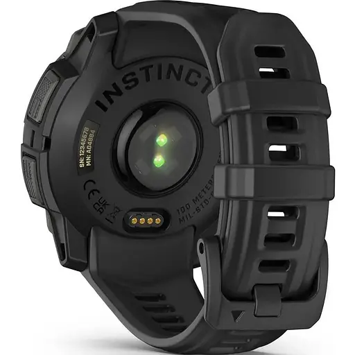 Смарт-часы Garmin Instinct 3 45mm AMOLED Black with Black Band 010-02936-00 - фото 3