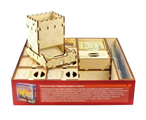 Органайзер Tower Rex Колонізатори The Settlers of Catan + Вежа для кубиків (CO-01) - фото 6