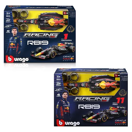 Авто-конструктор Oracle Red Bull Racing RB19 Bburago 18-28507 масштаб 1:24  - фото 11
