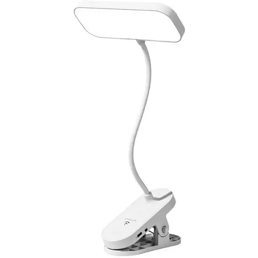 Гибкая настольная LED лампа с гусиной шеей светодиодная настольная лампа для защиты глаз ночник-лампа с зажимом - фото 1