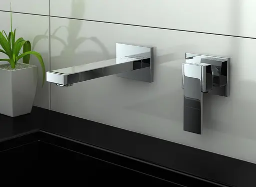 Змішувач для умивальника Kohlman Excelent хром + Box прихованого монтажу QW183H-20 Хром - фото 3