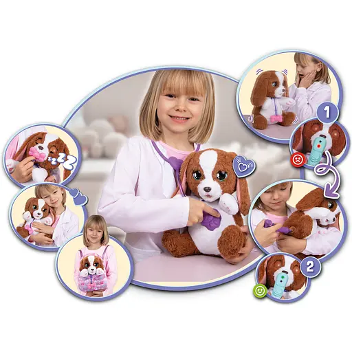 Інтерактивний ігровий набір Baby Paws Цуценя у ветеринара з аксесуарами (927681IM) - фото 12