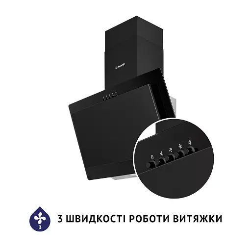 Вытяжка декоративная наклонная Minola HDN 6124 BL LED - фото 6