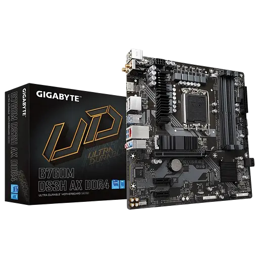 Mатеринська плата Gigabyte B760M DS3H AX DDR4 LGA 1700 (B760M DS3H AX DDR4) - фото 4