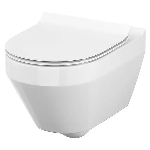 Унитаз подвесной Cersanit Crea CleanOn овальный K114-015 - фото 1