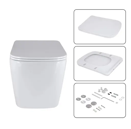 Набір Q-tap Nest 4 в 1 підвісний унітаз Tern Ultra Quiet 525x345x360 + комплект інсталяції QT17332303AW47511 - фото 6