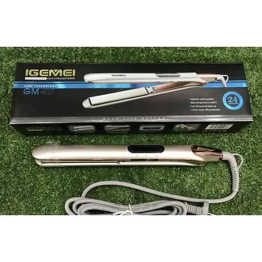 Праска випрямляч для волосся Gemei GM 407 - фото 5