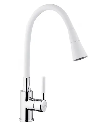 Змішувач для кухні Kroner KRM Kuche - C132WHI (CV033128) - фото 1