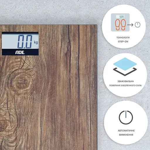 Весы напольные ADE Holzoptik (BE2004) - фото 3