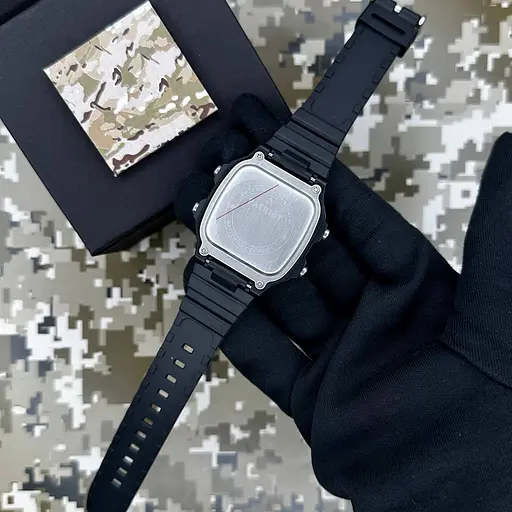 Наручные часы мужские 010BKSU ЗСУ Чорные + Коробка. Patriot acs0031026 - фото 5