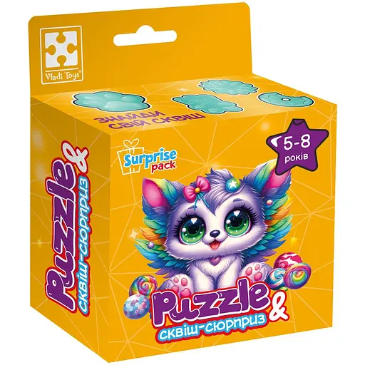 Пазли з сюрпризом Vladi Toys Кошеня з крилами (VT8030-11) - фото 1