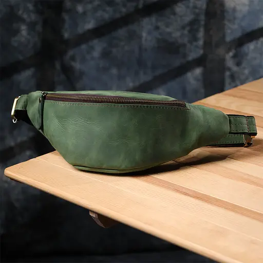 Стильна чоловіча бананка відмінної якості з натуральної шкіри вінтажної шкіри. SHVIGEL 34х14х7 см sum0027444 - фото 19