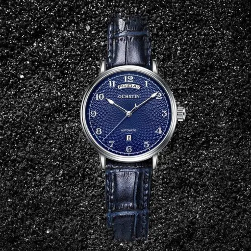Водостойкие механические часы Ochstin Expo silver - фото 4