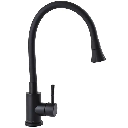 Змішувач для кухні Globus Lux Alpen SBT1-203SA-BB-B01 Чорний матовий - фото 4