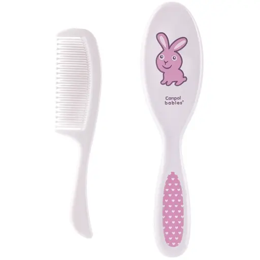 Набір для малюків Canpol babies щiтка для волосся м'яка та гребiнець в асортименті (2/417) - фото 2
