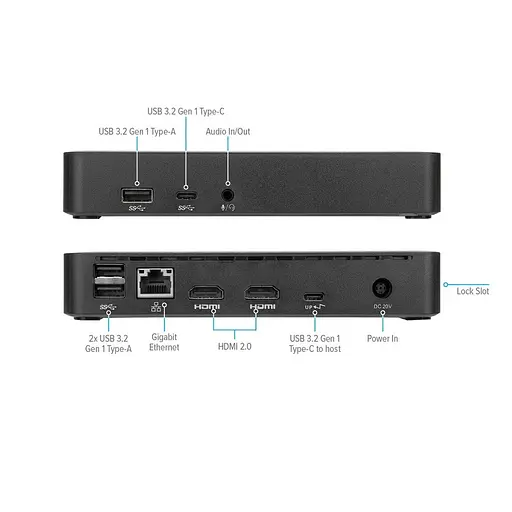 Док станция Targus Universal Usb-C dv4K Docking Station with 65W - фото 6