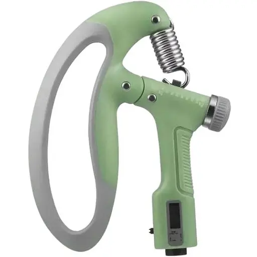 Еспандер кістьовий з лічильником PowerPlay PP-4403 з регульованим навантаженням 10-100 кг, Зелений (PP_4403_Green) - фото 1