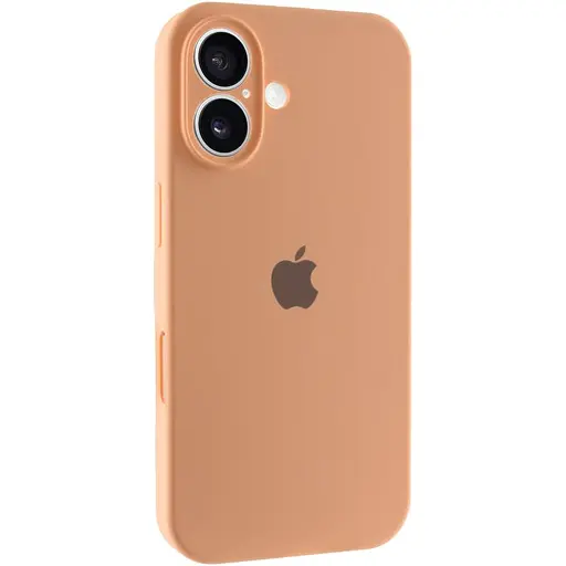 Чохол Epik Silicone Case Full Camera Protective AA для Apple iPhone 16 Plus 6.7 Помаранчевий/Cantaloupe