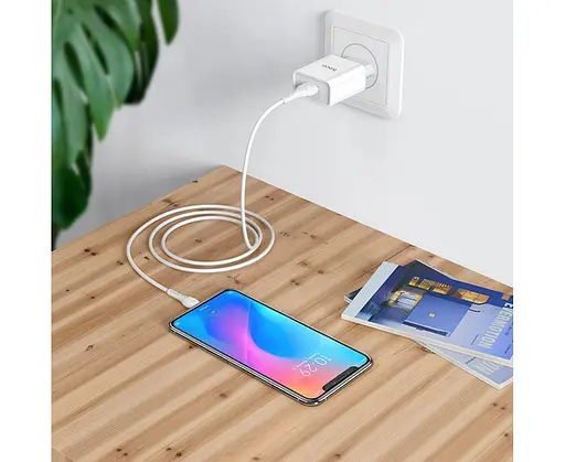 Зарядное устройство и кабель iphone Se 5 5c 5S 6 6 6s 7 8 Hoco c81a - фото 5