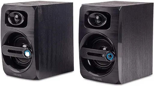 Акустическая система Microlab 2.0 B-23 6Вт MDF USB Black (B-23) - фото 1