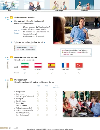 Menschen A1. Kursbuch mit DVD-ROM - фото 3