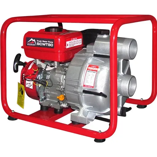 Мотопомпа бензиновая Vulkan SCWT80 для грязной воды - фото 1