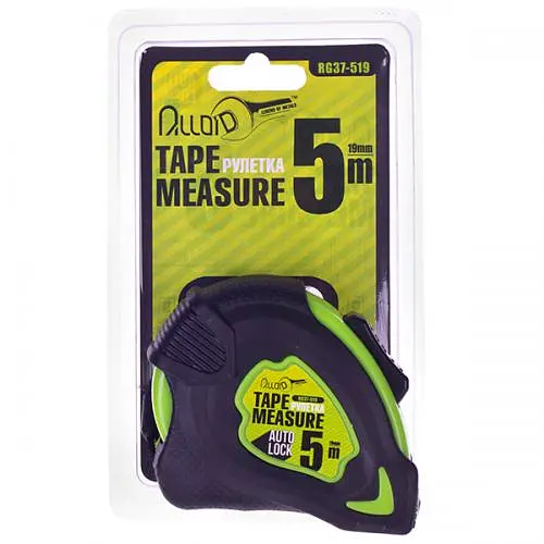 Рулетка з автостопом полотна Alloid 5 м / 19 мм (RG37-519) - фото 4