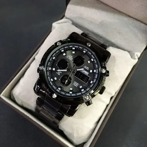 Наручний годинник чоловічий Skmei Molot Limited AllBlack Чорний (2191) - фото 3