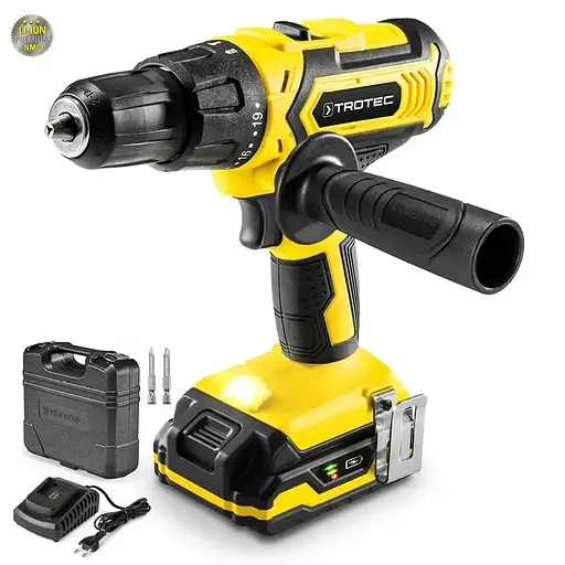 Дрель-шуруповерт аккумуляторный ударный Trotec PHDS 11-20V с кейсом (DAS302795) - фото 10