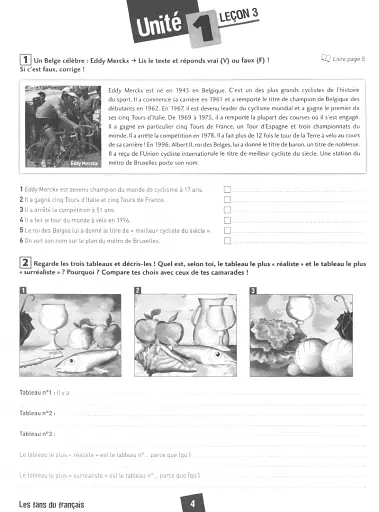 Amis et compagnie 4. Niveau B1. Cahier d`activities - фото 4