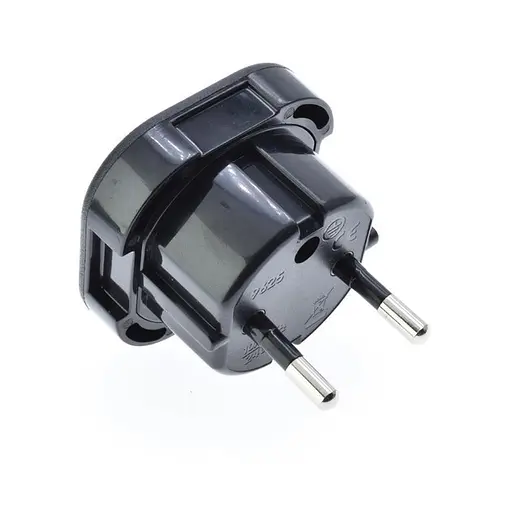 Перехідник мережевий GRAND 220 230 250в 10А UK EURO USA англія америка євро3-піновий зі шторками (ART-1468) - фото 3