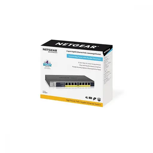 Коммутатор неуправляемый Netgear GS108PP (GS108PP-100EUS) - фото 4