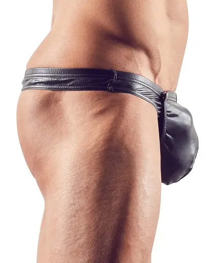 Сексуальні чоловічі стрінги Svenjoyment Mens Shirt L чорний - фото 4