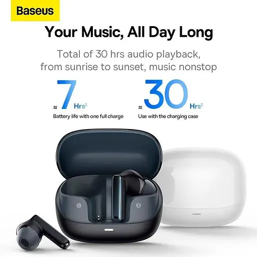 Наушники Baseus Bowie M2s True Wireless Earphones NGTW350101 черные - фото 6