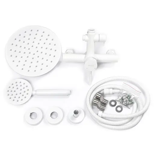 Душова система Mixxus SUS-003-J white MI5757, Білий матовий - фото 3