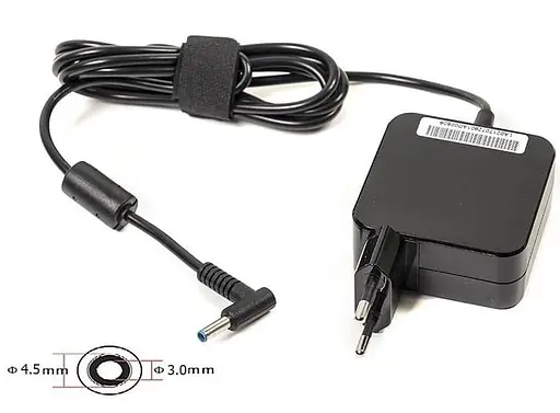 Блок живлення для ноутбука PowerPlant HP 220V, 19.5V 45W 2.31A (4.5*3.0) wall mount (WM-HP45G4530) - фото 1