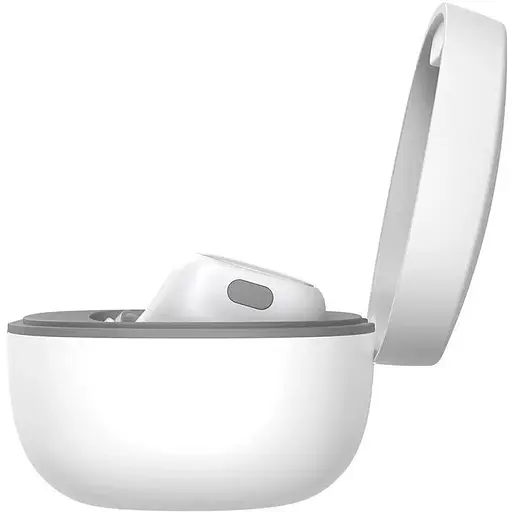Наушники беспроводные - гарнитура Bluetooth 5.0 Baseus Encok True Wireless Earphones WM01 белые - фото 4
