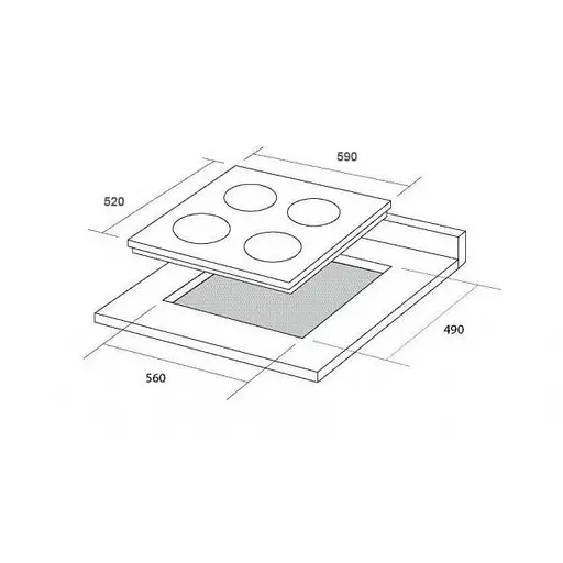 Варочная поверхность газовая Borgio 6192-17 FFD black Glass - фото 8