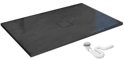 Душовий піддон Rea black Stone 90x120 REA-K9603 Чорний - фото 2