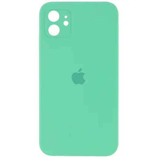 Чохол Epik Silicone Case Square Full Camera Protective AA для Apple iPhone 11, 6.1 Зелений/Spearmint