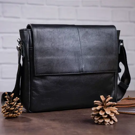 Сумка кожаная мужская SHVIGEL 29х22х8,5 см sum0012634 - фото 6