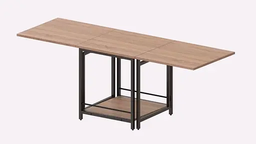 Стіл журнальний трансформер Куб Комбо Ferrum-decor 540x532x500 Чорний метал ДСП Дуб Сонома Трюфель 16 мм (FRD-105154) - фото 14