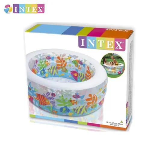 Басейн надувний дитячий Intex 58480 NP Акваріум 152x56 см об'єм 360 л від 3 років - фото 3