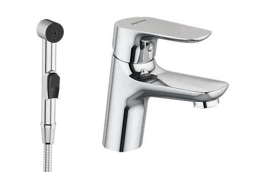 Змішувач для раковини DAMIXA Origin Bit із душовим гарнітуром 770300000 - фото 2