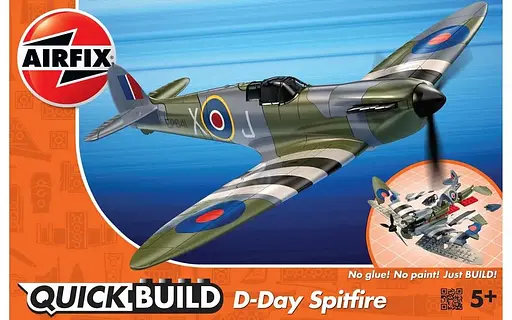 Конструктор Airfix літак D-Day Spitfire Quickbuild багатобарвний J6045
