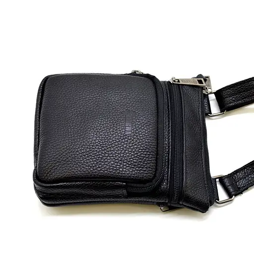 Чоловіча шкіряна сумка через плече TARWA 20х17х2.5 см sum0025371 - фото 7