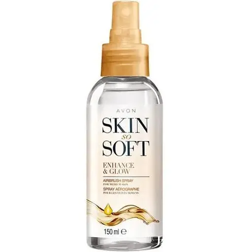 Легкий спрей-автозасмага для тіла Skin so Soft by Avon Сяйво - фото 1