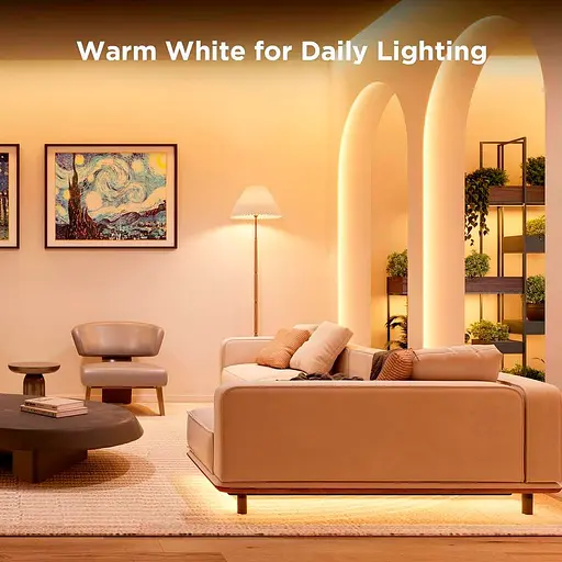 Светодиодная лента Govee H612A Strip Light S with Protective Coating RGBICW 5м (H612ACD1) [136703] - фото 3